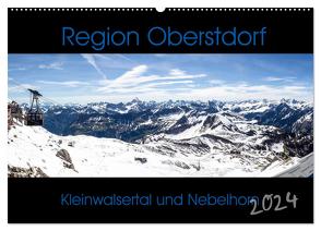 Region Oberstdorf – Kleinwalsertal und Nebelhorn (Wandkalender 2024 DIN A2 quer), CALVENDO Monatskalender von Eisele,  Horst