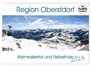 Region Oberstdorf – Kleinwalsertal und Nebelhorn (Wandkalender 2024 DIN A3 quer), CALVENDO Monatskalender von Eisele,  Horst