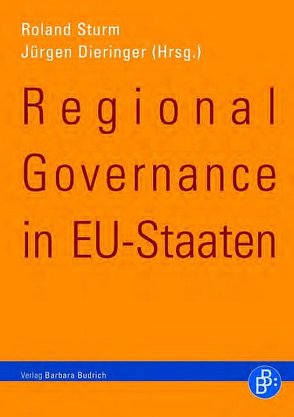 Regional Governance in EU-Staaten von Dieringer,  Jürgen, Sturm,  Roland
