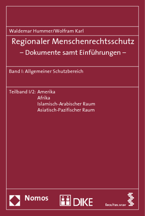 Regionaler Menschenrechtsschutz – Dokumente samt Einführungen – von Hummer,  Waldemar, Karl,  Wolfram