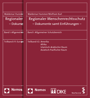 Regionaler Menschenrechtsschutz – Dokumente samt Einführungen – von Hummer,  Waldemar, Karl,  Wolfram