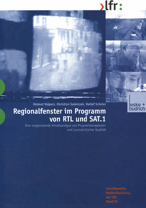 Regionalfenster im Programm von RTL und SAT.1 von Salwiczek,  Christian, Schnier,  Detlef, Volpers,  Helmut
