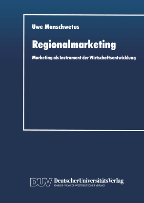 Regionalmarketing von Manschwetus,  Uwe
