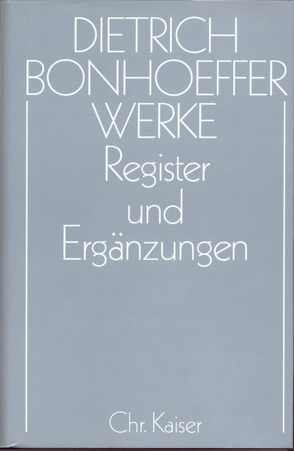 Register und Ergänzungen von Andersen,  Dorothea, Anzinger,  Herbert, Huber,  Wolfgang, Pfeifer,  Hans