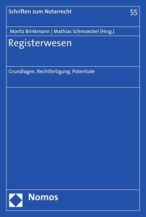 Registerwesen von Brinkmann,  Moritz, Schmoeckel,  Mathias