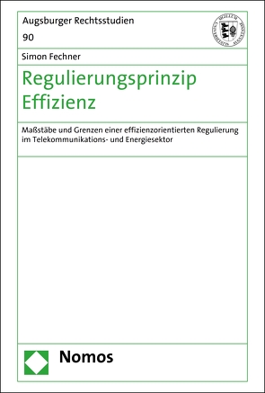 Regulierungsprinzip Effizienz von Fechner,  Simon