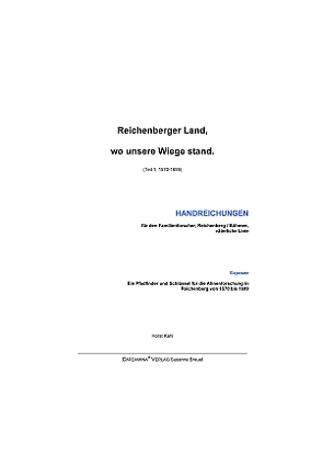 Reichenberger Land, wo unsere Wiege stand von Kahl,  Horst