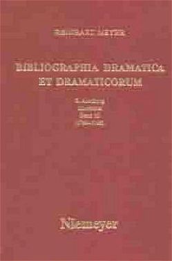 Reinhart Meyer: Bibliographia Dramatica et Dramaticorum. Einzelbände 1700-1800 / 1766-1768 von Krämer,  Ulrich (Zus.)