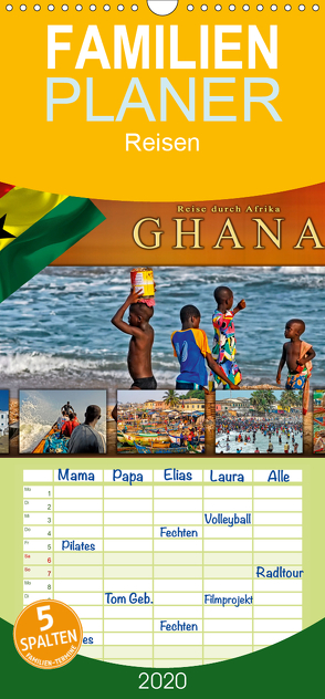 Reise durch Afrika – Ghana – Familienplaner hoch (Wandkalender 2020 , 21 cm x 45 cm, hoch) von Roder,  Peter