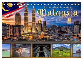 Reise durch Asien – Malaysia (Tischkalender 2024 DIN A5 quer), CALVENDO Monatskalender von Roder,  Peter