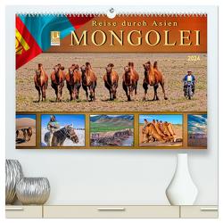 Reise durch Asien – Mongolei (hochwertiger Premium Wandkalender 2024 DIN A2 quer), Kunstdruck in Hochglanz von Roder,  Peter