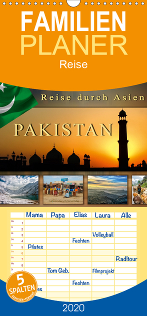 Reise durch Asien – Pakistan – Familienplaner hoch (Wandkalender 2020 , 21 cm x 45 cm, hoch) von Roder,  Peter