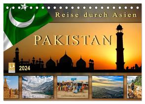 Reise durch Asien – Pakistan (Tischkalender 2024 DIN A5 quer), CALVENDO Monatskalender von Roder,  Peter