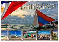 Reise durch Asien – Philippinen (Wandkalender 2024 DIN A2 quer), CALVENDO Monatskalender von Roder,  Peter