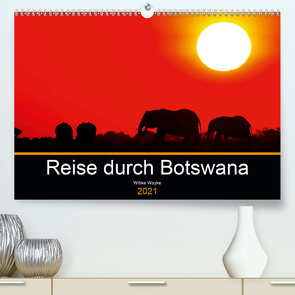 Reise durch Botswana 2021 (Premium, hochwertiger DIN A2 Wandkalender 2021, Kunstdruck in Hochglanz) von Woyke,  Wibke