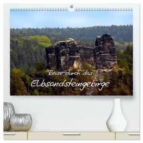 Reise durch das Elbsandsteingebirge (hochwertiger Premium Wandkalender 2024 DIN A2 quer), Kunstdruck in Hochglanz von Rix,  Veronika