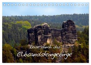 Reise durch das Elbsandsteingebirge (Tischkalender 2024 DIN A5 quer), CALVENDO Monatskalender von Rix,  Veronika