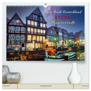 Reise durch Deutschland – Hansestadt Stade (hochwertiger Premium Wandkalender 2024 DIN A2 quer), Kunstdruck in Hochglanz von Roder,  Peter