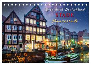 Reise durch Deutschland – Hansestadt Stade (Tischkalender 2024 DIN A5 quer), CALVENDO Monatskalender von Roder,  Peter