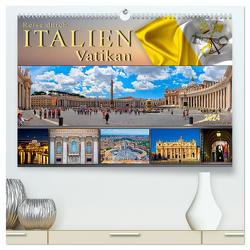 Reise durch Italien Vatikan (hochwertiger Premium Wandkalender 2024 DIN A2 quer), Kunstdruck in Hochglanz von Roder,  Peter