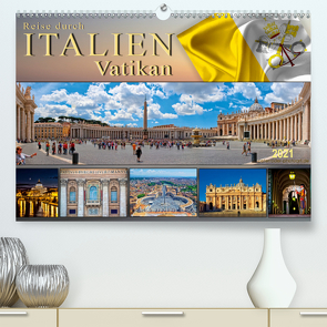 Reise durch Italien Vatikan (Premium, hochwertiger DIN A2 Wandkalender 2021, Kunstdruck in Hochglanz) von Roder,  Peter