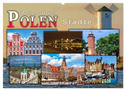 Reise durch Polen – Städte (Wandkalender 2024 DIN A2 quer), CALVENDO Monatskalender von Roder,  Peter