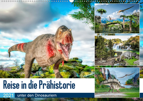 Reise in die Prähistorie – unter den Dinosauriern (Wandkalender 2021 DIN A2 quer) von Gaymard,  Alain
