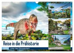 Reise in die Prähistorie – unter den Dinosauriern (Wandkalender 2024 DIN A3 quer), CALVENDO Monatskalender von Gaymard,  Alain