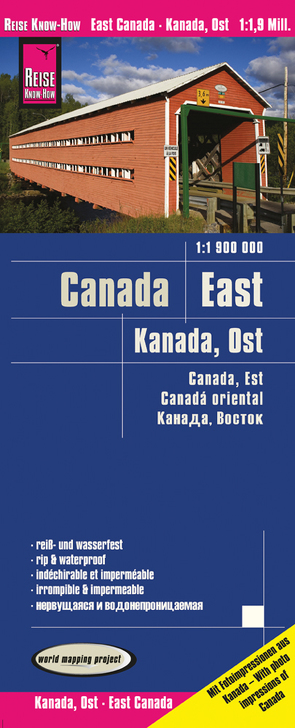 Reise Know-How Kanada Ost / East Canada (1:1.900.000) von Reise Know-How Verlag Peter Rump GmbH