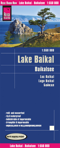 Reise Know-How Landkarte Baikalsee / Lake Baikal (1:550.000) von Peter Rump,  Reise Know-How Verlag