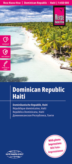 Reise Know-How Landkarte Dominikanische Republik, Haiti / Dominican Republic, Haiti (1:450.000) von Peter Rump,  Reise Know-How Verlag
