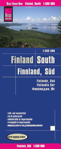 Reise Know-How Landkarte Finnland, Süd (1:500.000) von Peter Rump,  Reise Know-How Verlag