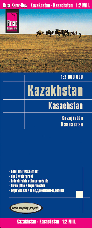 Reise Know-How Landkarte Kasachstan / Kazakhstan (1:2.000.000) von Peter Rump,  Reise Know-How Verlag