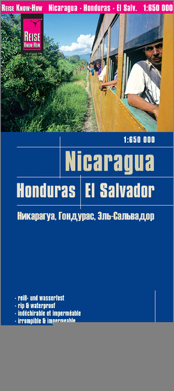 Reise Know-How Landkarte Nicaragua, Honduras, El Salvador (1:650.000) von Peter Rump,  Reise Know-How Verlag