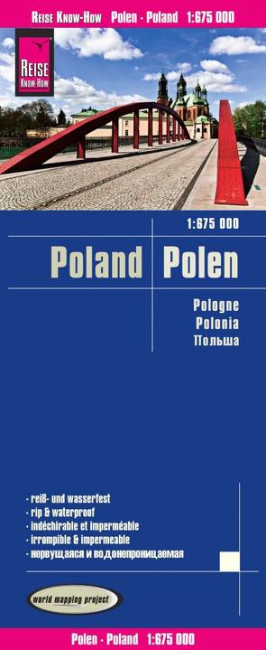 Reise Know-How Landkarte Polen / Poland (1:675.000) von Peter Rump,  Reise Know-How Verlag