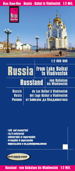 Reise Know-How Landkarte Russland – vom Baikalsee bis Wladiwostok / Russia – from Lake Baikal to Vladivostok (1:2.000.000) von Peter Rump,  Reise Know-How Verlag