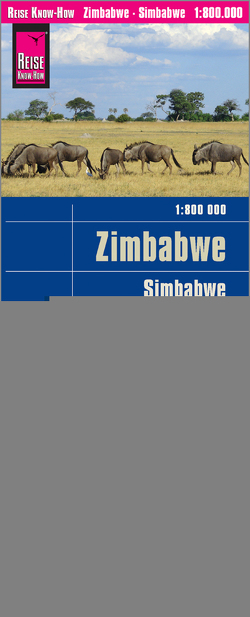 Reise Know-How Landkarte Simbabwe (1:800.000) von Peter Rump,  Reise Know-How Verlag