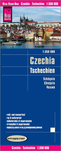 Reise Know-How Landkarte Tschechien / Czechia (1:350.000) von Peter Rump,  Reise Know-How Verlag