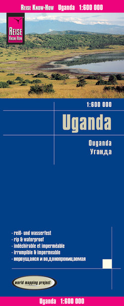 Reise Know-How Landkarte Uganda (1:600.000) von Peter Rump,  Reise Know-How Verlag