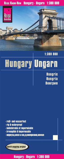 Reise Know-How Landkarte Ungarn / Hungary (1:380.000) von Peter Rump,  Reise Know-How Verlag