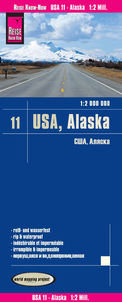Reise Know-How Landkarte USA 11, Alaska (1:2.000.000) von Peter Rump,  Reise Know-How Verlag