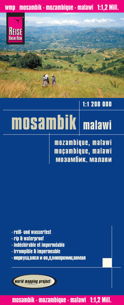 Reise Know-How Mosambik, Malawi (1:1.200.000) von Reise Know-How Verlag Peter Rump GmbH