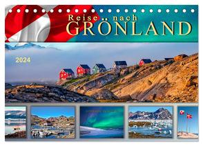 Reise nach Grönland (Tischkalender 2024 DIN A5 quer), CALVENDO Monatskalender von Roder,  Peter