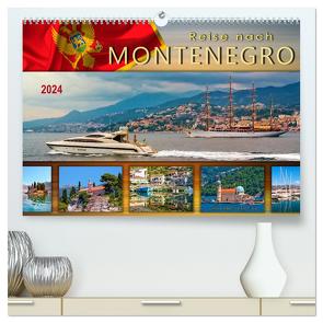 Reise nach Montenegro (hochwertiger Premium Wandkalender 2024 DIN A2 quer), Kunstdruck in Hochglanz von Roder,  Peter