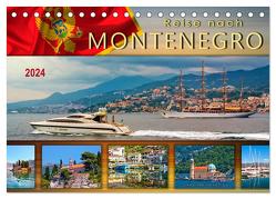 Reise nach Montenegro (Tischkalender 2024 DIN A5 quer), CALVENDO Monatskalender von Roder,  Peter
