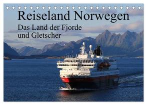 Reiseland Norwegen das Land der Fjorde und Gletscher (Tischkalender 2024 DIN A5 quer), CALVENDO Monatskalender von Fröhlich,  Klaus