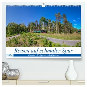 Reisen auf schmaler Spur – Kromlau – Weißwasser – Bad Muskau (hochwertiger Premium Wandkalender 2024 DIN A2 quer), Kunstdruck in Hochglanz von Fotografie,  ReDi