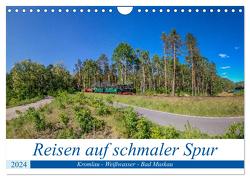 Reisen auf schmaler Spur – Kromlau – Weißwasser – Bad Muskau (Wandkalender 2024 DIN A4 quer), CALVENDO Monatskalender von Fotografie,  ReDi