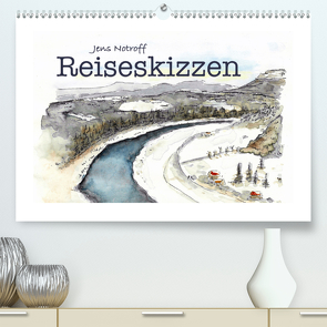 Reiseskizzenbuch (Premium, hochwertiger DIN A2 Wandkalender 2020, Kunstdruck in Hochglanz) von Notroff,  Jens