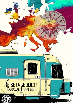 Reisetagebuch Caravan Logbuch von Grafik,  Musterstück